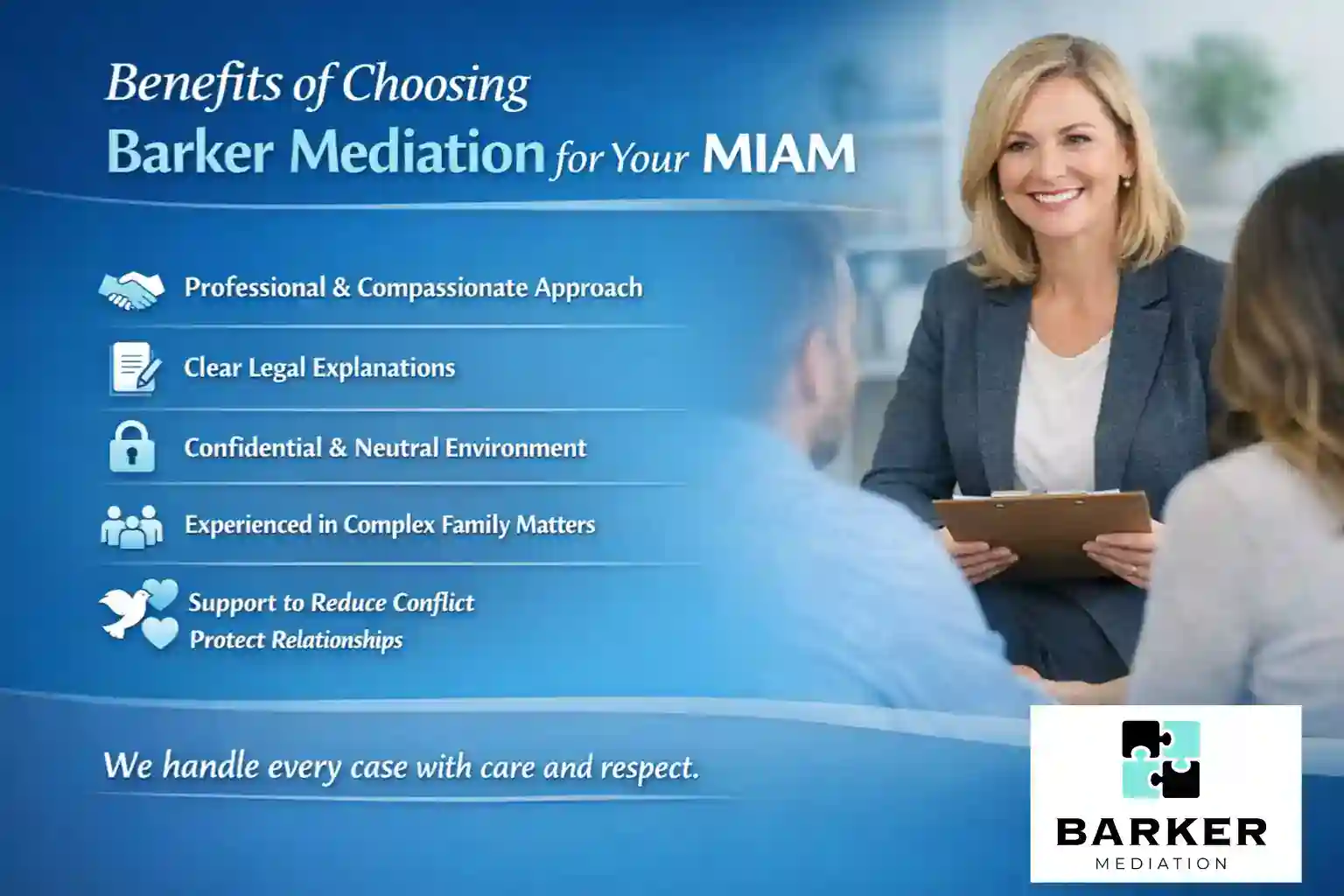 Benefits of Choosing Barker Mediation for Your MIAM Hatfield
